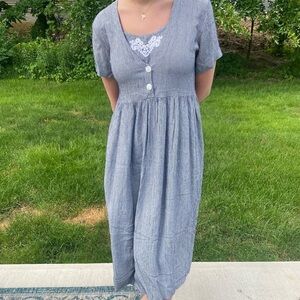 Vintage LA Gal Midi Dress Size Small 5/6